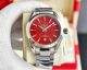 41.5mm Red Dial Black Leather Strap Replica Omega Seamaster 8900 Aqua Teera 150M Watch (7)_th.jpg